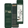 Grafietpotloden 9000 - set 6 stuks in blik