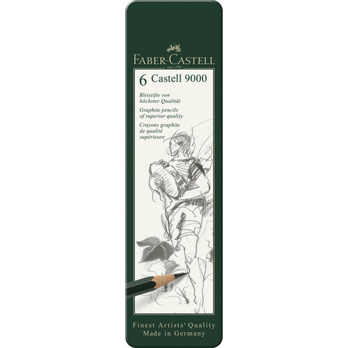 Potlood 9000 - bliketui a 6 stuks