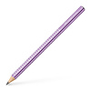 Grafietpotlood Jumbo Sparkle Grip - B violet metallic