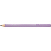 Grafietpotlood Jumbo Sparkle Grip - B violet metallic