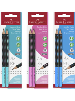 Grafietpotloden Jumbo Grip - set 2 x B assorti Grafietpotloden Jumbo Grip - set 2 x B assorti
