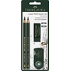 Potloodset 9000 - Jumbo - 2B, 4B, gum, slijper