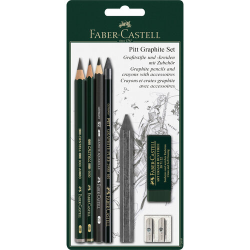 Potloodset Pitt Graphite 7-delig