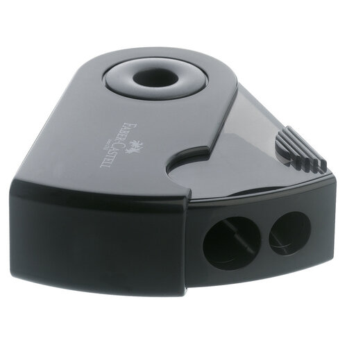 puntenslijper "Sleeve" zwart 2-gaats