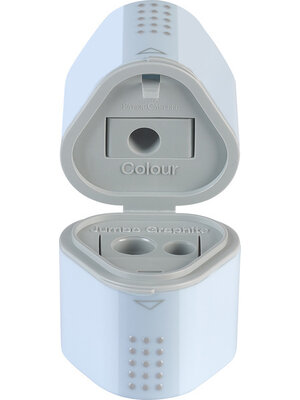 Trio Puntenslijper Grip sky blue Trio Puntenslijper Grip sky blue