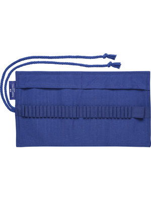 Roletui katoen blauw