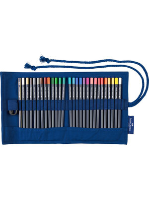 Roletui met 27 Goldfaber kleurpotloden