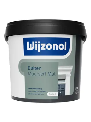 Wijzonol Muurverf voor Buiten - Mat