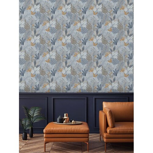 Noordwand Allure Behang met bladerenprint - AL26293