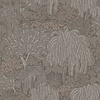 Noordwand Allure Behang met metallic bomen- en bladerenprint - AL26265