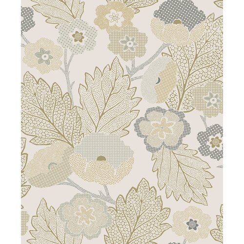 Noordwand Antibes Behang abstracte bloemen en bladeren - AN28270