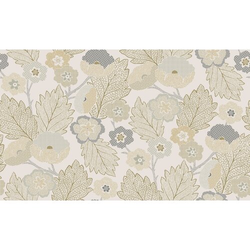 Noordwand Antibes Behang abstracte bloemen en bladeren - AN28270