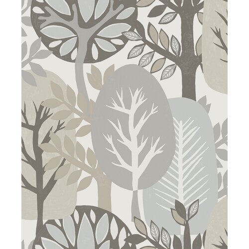 Noordwand Antibes Behang abstracte bomen - AN28280