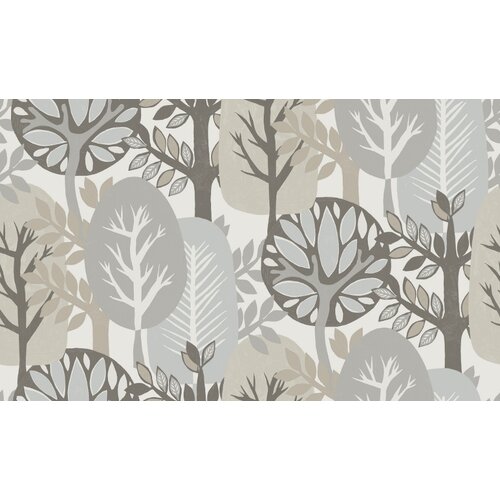 Noordwand Antibes Behang abstracte bomen - AN28280