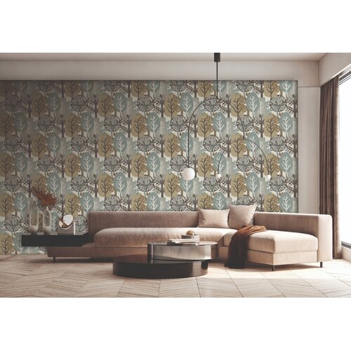 Noordwand Antibes Behang abstracte bomen - AN28281