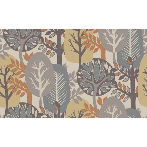 Noordwand Antibes Behang abstracte bomen - AN28282