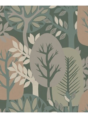 Noordwand Antibes Behang abstracte bomen - AN28283