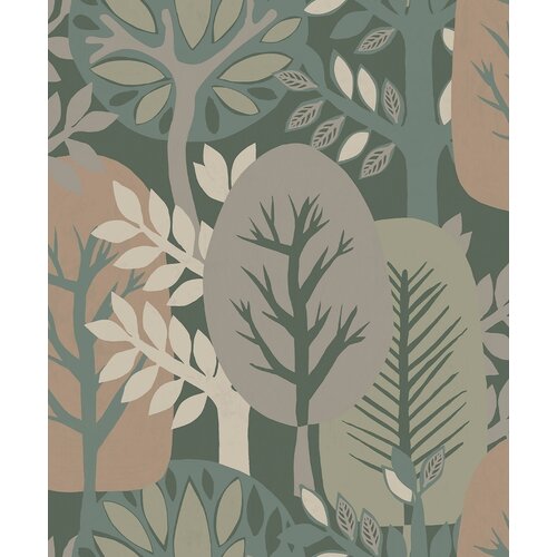 Noordwand Antibes Behang abstracte bomen - AN28283