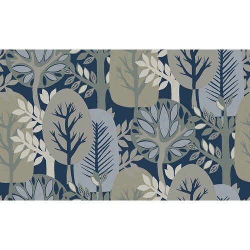 Noordwand Antibes Behang abstracte bomen - AN28284