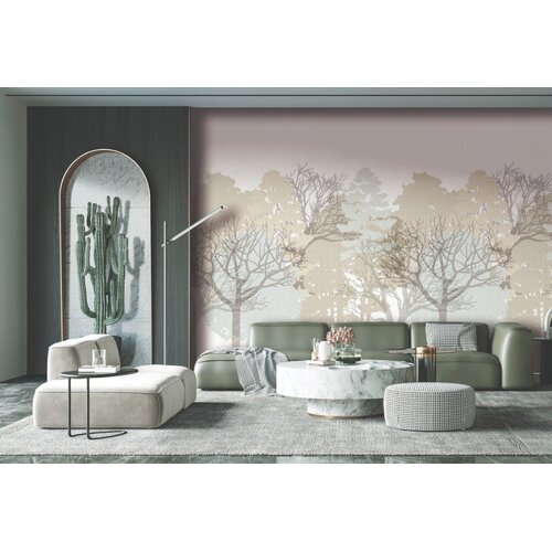 Noordwand Antibes Fotobehang abstracte bomen - AND28290