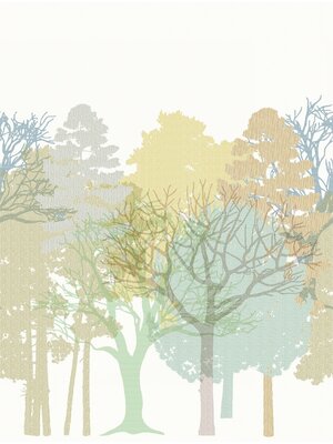 Noordwand Antibes Fotobehang abstracte bomen - AND28291