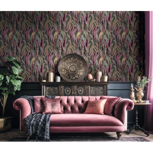 Noordwand Arche Behang met bladeren - 39009