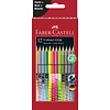 Grip Kleurpotloden - set 12 stuks - pastel, neon, metallic