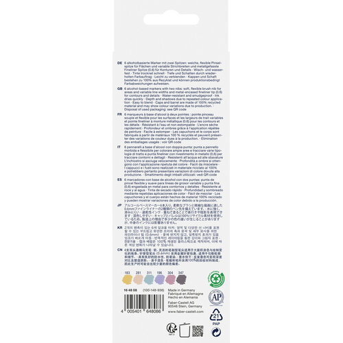 Sketchmarker Goldfaber - etui 6 stuks - Fashion set