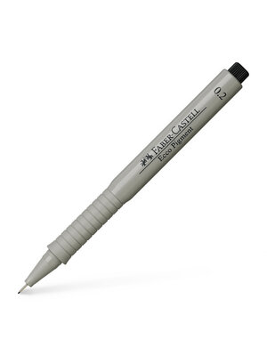 Fineliner Ecco Pigment - 0,2 mm zwart Fineliner Ecco Pigment - 0,2 mm zwart