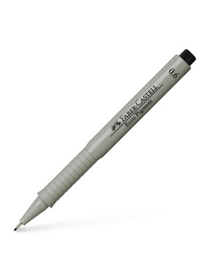 Fineliner Ecco Pigment - 0,6 mm zwart Fineliner Ecco Pigment - 0,6 mm zwart