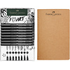 Tekenset - set 8 Pitt Artist Pens + Schetsboek