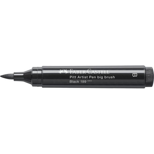 Tekenstift Pitt Artist Pen - Big Brush - 199 zwart