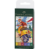 Tekenstift Pitt Artist Pen Brush - etui 6 stuks - Colour