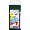 Pitt Artist Brushpen - set 6 stuks - pastel