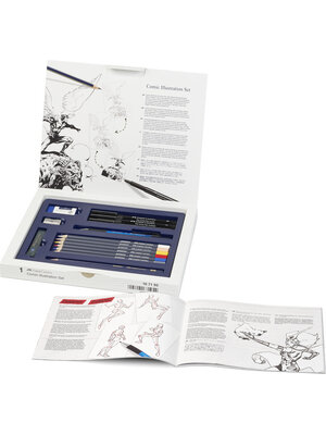 Pitt Artist Pen Comic Illustratie set 14-delig