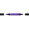 Tekenstift Pitt Artist Pen duo marker - 136 purperviolet
