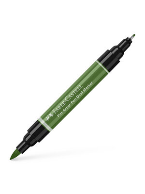 Tekenstift Pitt Artist Pen duo marker - 167 permanent olijf groen