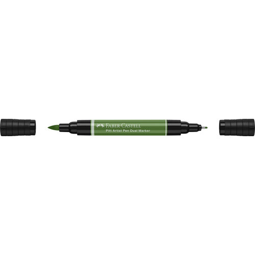 Tekenstift Pitt Artist Pen duo marker - 167 permanent olijf groen