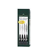 Pitt Artist Pen - set 4 stuks - zwart (M F S XS) Pitt Artist Pen - set 4 stuks - zwart (M F S XS)