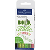 Pitt Artist Pen - set 6 stuks - Handlettering groen Pitt Artist Pen - set 6 stuks - Handlettering groen