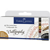 Tekenstift Pitt Artist Pen - kalligrafieset 6x