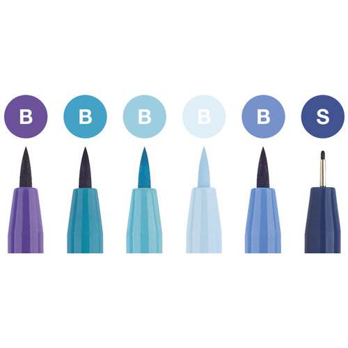 Tekenstift Pitt Artist Pen - Letteringset 6x