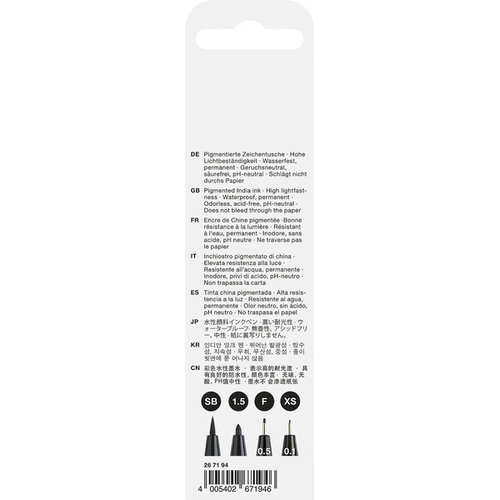 Tekenstift Pitt Artist Pen - Letteringset 8x