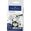 Pitt Artist Pen Manga - set 8 stuks - Basic Pitt Artist Pen Manga - set 8 stuks - Basic
