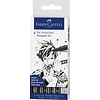 Pitt Artist Pen Mangaka - set 6 stuks - zwart Pitt Artist Pen Mangaka - set 6 stuks - zwart