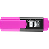 Tekstmarker mini - roze