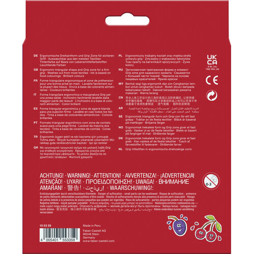 Viltstiften Grip - 30 kleuren