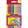 Viltstiften Grip - set 10 stuks - neon + pastel Viltstiften Grip - set 10 stuks - neon + pastel