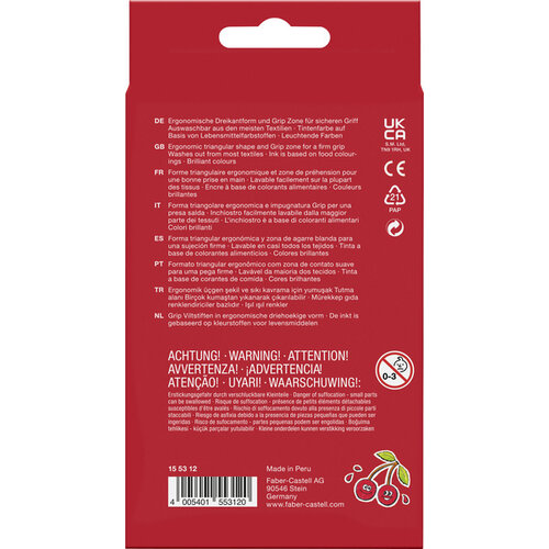 Viltstiften Grip Neon en Pastel - 10 stuks in etui