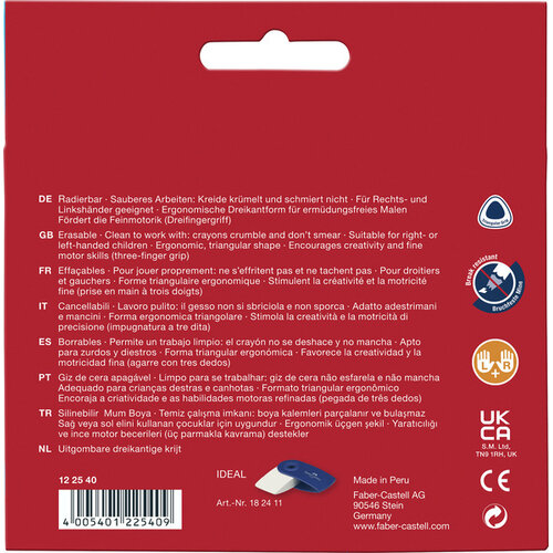 Waskrijt Jumbo Grip - doos 12 stuks